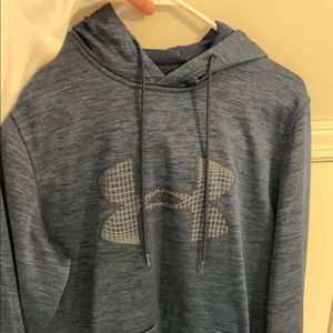 navy blue under amour hoodie